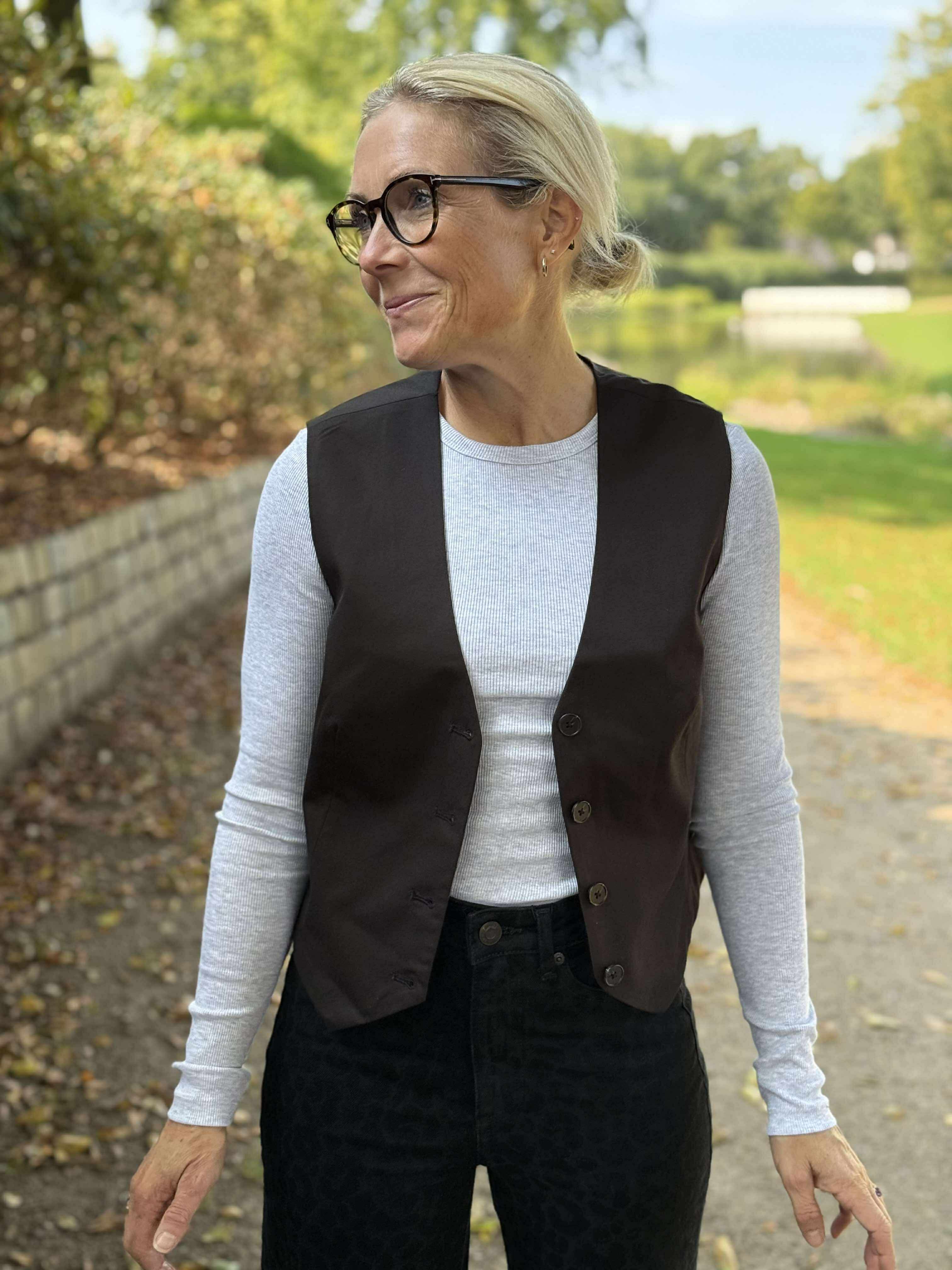 VMNILA Tailored Waistcoat - Black